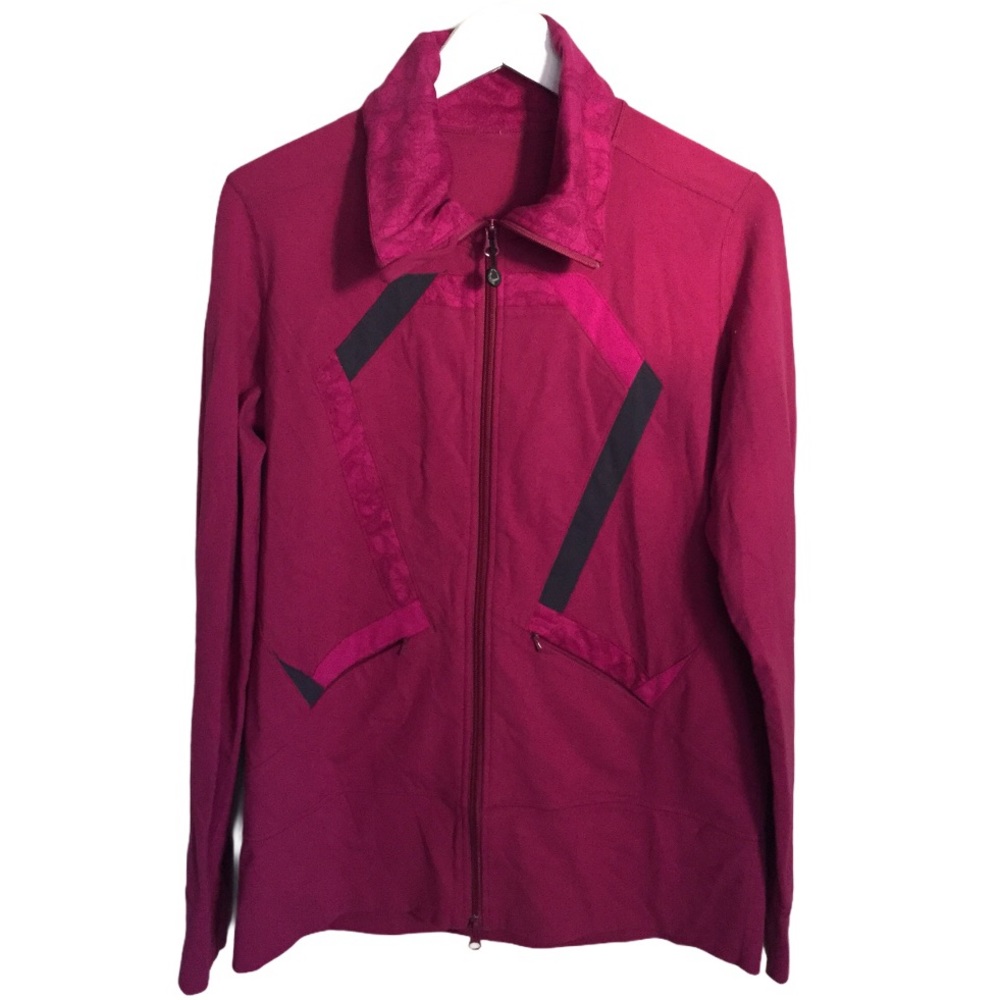 LULULEMON Origami Stride Zip Jacket Pink Size 12
